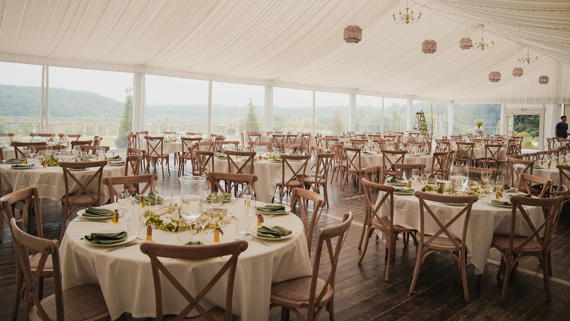 Elegant wedding banquet hall